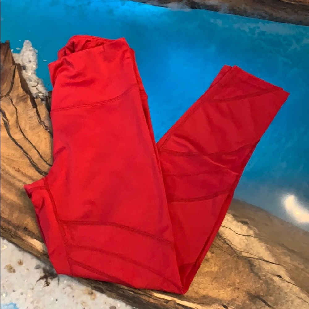 NWOT Red Workout pants 🔥🔥🔥